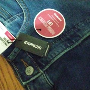 Express Women Ankle Legging High Rise Denim Stretch Perfect Lift Free Shipping